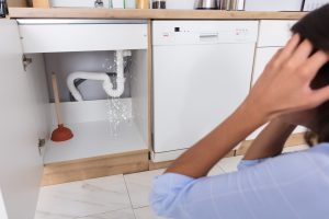 water leak under sink in oklahoma city
